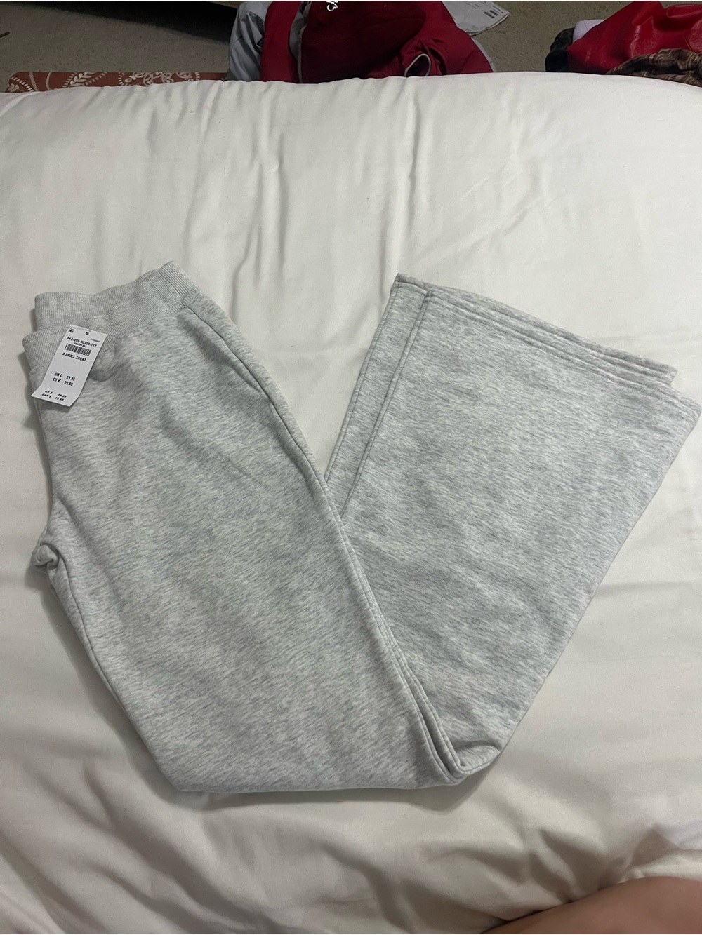 Hollister Light Gray flare Sweatpants